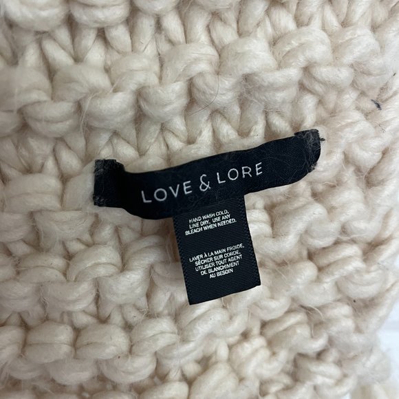 Love & Lore Cream Scarf - Picture 4 of 5